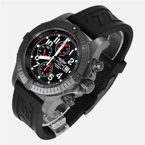 breitling super avenger blacksteel limited edition price|breitling super avenger 2 military.